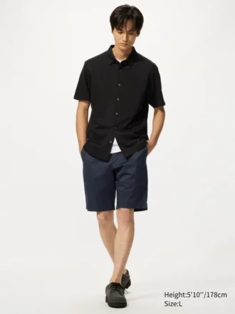 Stretch-slim-shorts til mænd | 9″