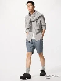 Stretch-slim-shorts til mænd | 9″