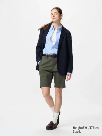 Stretch-slim-shorts til mænd | 9″