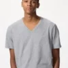 Supima Cotton-bomulds-T-shirt med V-hals til mænd
