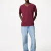 Supima Cotton-bomulds-T-shirt med V-hals til mænd