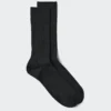 Supima® Cotton-bomuldsblanding, brede ribstrikkede herrestrømper