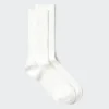 Supima® Cotton-bomuldsblanding, brede ribstrikkede herrestrømper