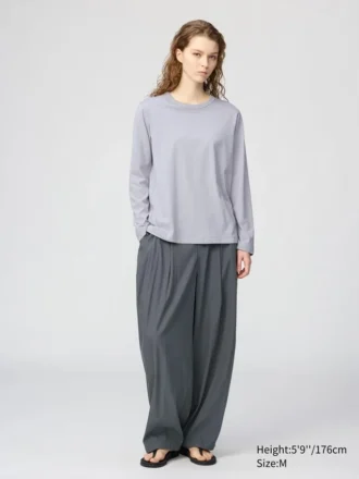 Supima Cotton-T-shirt til kvinder | Langærmede T-shirts