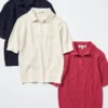Sweater i bomuld med pointelle-mønster til kvinder