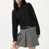 Sweater i glat bomuld til kvinder