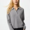 Sweater i glat bomuld til kvinder