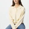 Sweater i glat bomuld til kvinder