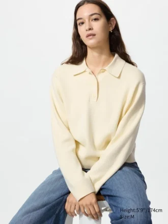 Sweater i glat bomuld til kvinder