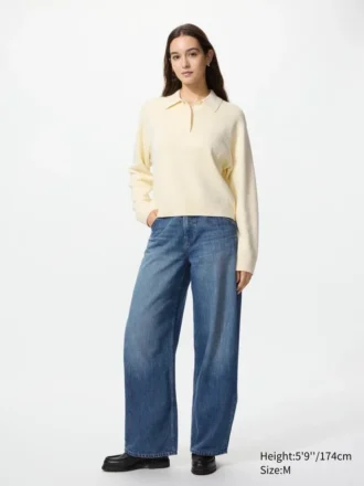 Sweater i glat bomuld til kvinder