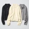 Sweater i glat bomuld til kvinder
