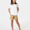 T-shirt med pufærmer til børn | Broderi