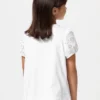 T-shirt med pufærmer til børn | Broderi