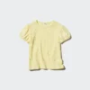 T-shirt med pufærmer til børn | Rynket