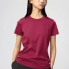 T-shirt med rund hals til kvinder