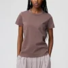 T-shirt med rund hals til kvinder