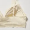 Trådløs bh til kvinder (dyb udskæring, blonder)