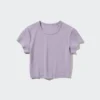 Ultra Stretch AIRism Cropped T-shirt til kvinder