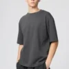 Unisex AIRism bomulds-oversized T-shirt | Halvlange ærmer