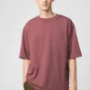 Unisex AIRism bomulds-oversized T-shirt | Halvlange ærmer