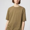 Unisex AIRism bomulds-oversized T-shirt | Halvlange ærmer