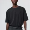 Unisex AIRism bomulds-oversized T-shirt | Halvlange ærmer