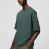 Unisex AIRism bomulds-oversized T-shirt | Halvlange ærmer