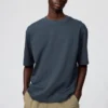 Unisex AIRism bomulds-oversized T-shirt | Halvlange ærmer
