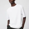 Unisex AIRism bomulds-oversized T-shirt | Halvlange ærmer