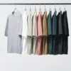 Unisex AIRism bomulds-oversized T-shirt | Halvlange ærmer