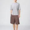 Unisex AIRism bomulds-oversized T-shirt | Halvlange ærmer