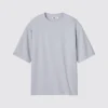 Unisex AIRism bomulds-oversized T-shirt | Halvlange ærmer