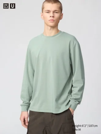 Unisex AIRism bomulds-T-shirt | Langærmede T-shirts