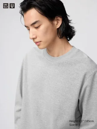 Unisex AIRism bomulds-T-shirt med striber