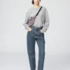 Unisex AIRism bomulds-T-shirt med striber