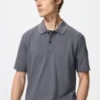 Unisex AIRism bomuldspiqué-poloskjorte