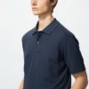 Unisex AIRism bomuldspiqué-poloskjorte