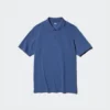 Unisex AIRism bomuldspiqué-poloskjorte
