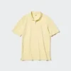 Unisex AIRism bomuldspiqué-poloskjorte