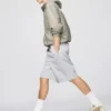 Unisex brede sweatshorts
