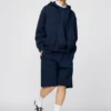 Unisex brede sweatshorts