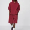 Unisex brede sweatshorts