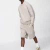Unisex brede sweatshorts