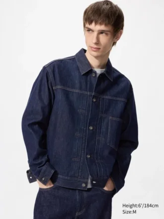 Unisex denim-truckerjakke