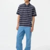 Unisex Dry Pique stribet Poloer-skjorte | Brede striber