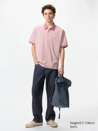 Unisex Dry Pique stribet Poloer-skjorte | Smal stribe