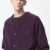 Unisex fleece-cardigan