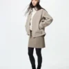 Unisex fleece-cardigan