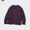 Unisex fleece-cardigan