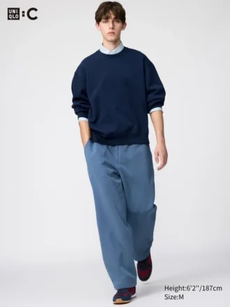 Unisex-hyggebukser med bred benvidde